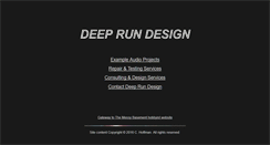 Desktop Screenshot of deeprundesign.com